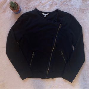 Banana Republic Asymmetrical Zipup Long Slv Jacket